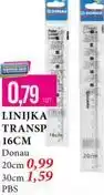 E.Leclerc Linijka transparentna 16cm Donau PBS oferta