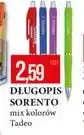 E.Leclerc DŁUGOPIS SORENTO mix kolorów Tadeo oferta