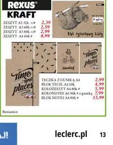 E.Leclerc Artykuły szkolne REXUS KRAFT oferta