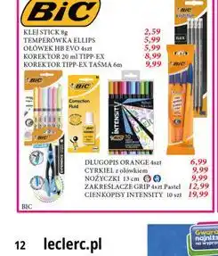 E.Leclerc Artykuły szkolne BIC oferta
