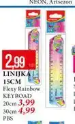 E.Leclerc Linijka 15cm Flexy Rainbow Keyroad PBS oferta