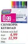 E.Leclerc CIENKOPIS KEYROAD 0,4mm mix kol PBS oferta