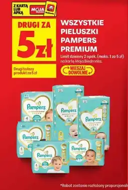 Biedronka Pieluszki Pampers Premium Care oferta