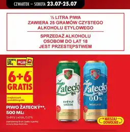 Biedronka Piwo Žatecký Světlý Ležák, 0,0% oferta