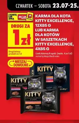 Biedronka Karma dla kota Kitty Excellence oferta