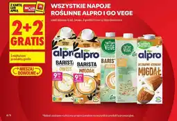 Biedronka Napoje roślinne Alpro i Go Vege oferta