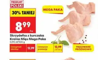 Biedronka Skrzydełka z kurczaka Kraina Mięs Mega Paka oferta