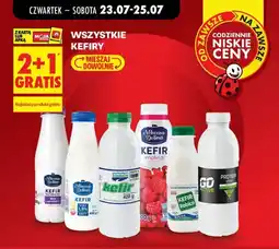 Biedronka Kefiry (Mleczna Dolina, Krasnystaw, Robico, Go Active) oferta