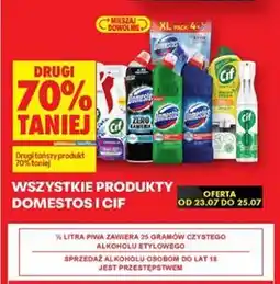 Biedronka Wszystkie produkty Domestos i Cif oferta