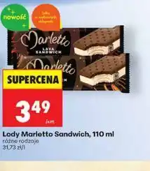 Biedronka Lody Marletto Sandwich oferta