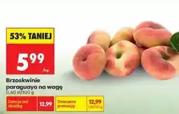 Biedronka Brzoskwinie paraguayo na wagę oferta