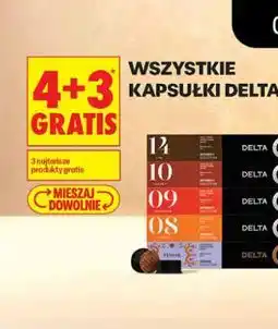 Biedronka Wszystkie kapsułki Delta oferta