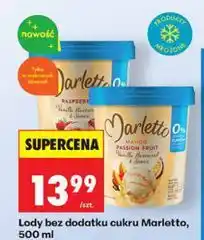 Biedronka Lody bez dodatku cukru Marletto oferta