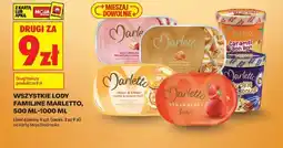 Biedronka Lody familijne Marletto 500 ml-1000 ml oferta