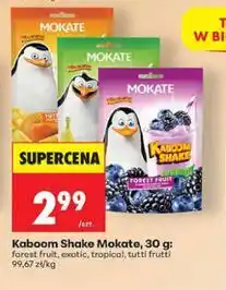 Biedronka Kaboom Shake Mokate, 30 g: forest fruit, exotic, tropical, tutti frutti oferta