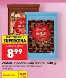 Biedronka Wafelki z nadzieniem Bonitki oferta