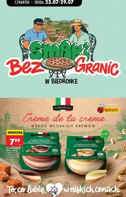 Biedronka Sernik Gusto Bello z pistacjami lub z czekoladą i słonym karmelem oferta