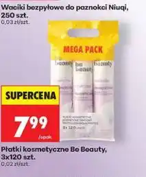 Biedronka Płatki kosmetyczne Be Beauty, 3x120 szt oferta