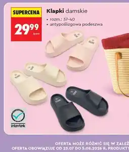 Biedronka Klapki damskie oferta