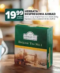 Stokrotka Market Herbata ekspresowa Ahmad oferta
