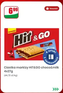 Dino Ciastka markizy HIT&GO choco&milk 4-pak oferta