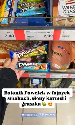 ALDI Batonik E.Wedel Pawełek oferta