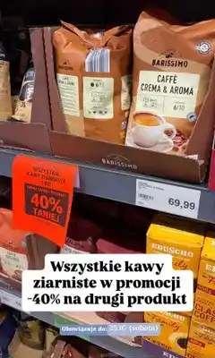 ALDI Kawa ziarnista Barissimo Caffè Crema & Aroma oferta