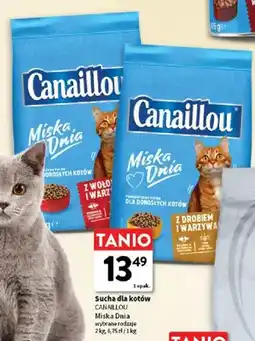 Intermarche Sucha karma dla kotów Canaillou Miska Dnia z wołowiną i warzywami oferta