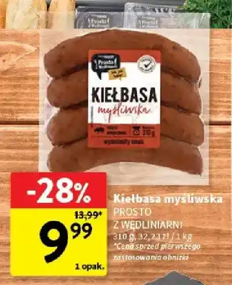 Intermarche Kiełbasa myśliwska Prosto z Wędliniarni oferta