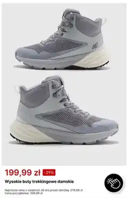 4F Wysokie buty trekkingowe damskie 4F oferta
