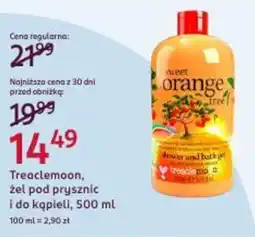 Rossmann Treaclemoon żel pod prysznic i do kąpieli oferta