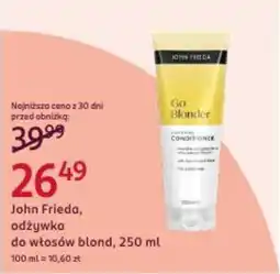 Rossmann John Frieda, odżywka do włosów blond oferta