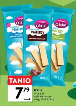 Intermarche Wafle O LALA! wybrane rodzaje oferta