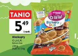Intermarche Biszkopty O LALA! Kakao duo oferta