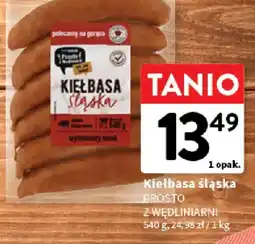 Intermarche Kielbasa śląska PROSTO Z WĘDLINIARNI oferta