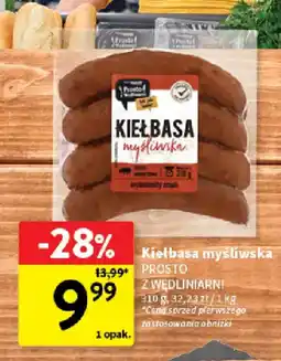 Intermarche Kielbasa myśliwska PROSTO oferta