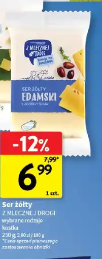 Intermarche Ser żółty EDAMSKI oferta