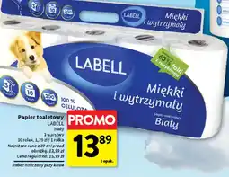 Intermarche Papier toaletowy LABELL biały oferta