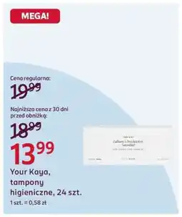 Rossmann Your Kaya, tampony higieniczne, 24 szt oferta