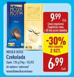 ALDI MOSER ROTH Czekolada oferta