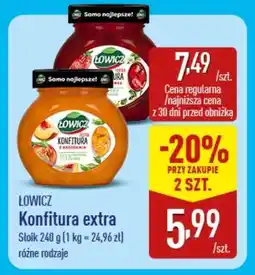 ALDI ŁOWICZ Konfitura extra oferta