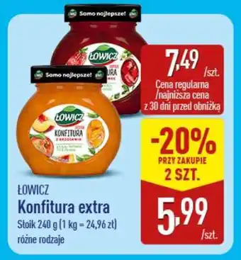 ALDI ŁOWICZ Konfitura extra oferta
