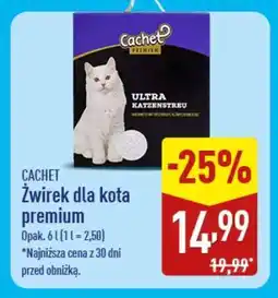 ALDI CACHET Żwirek dla kota premium oferta