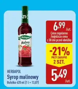 ALDI HERBAPOL Syrop malinowy oferta