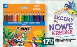 Stokrotka Market Kredki drewniane BIC Kids Smooth Eco oferta