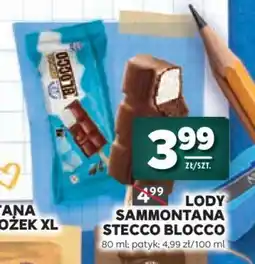 Stokrotka Market Lody Sammontana Stecco Blocco oferta