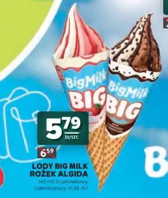 Stokrotka Market Lody Big Milk Rożek Algida oferta