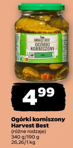 Netto Ogórki korniszonowy Harvest Best oferta