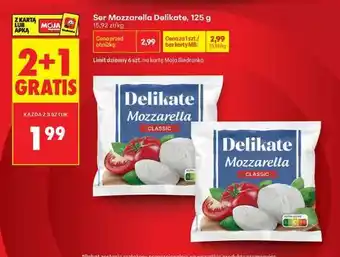 Biedronka Ser Mozzarella Delikate 125 g oferta