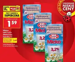 Biedronka Mleko UHT 3,2% Mlekovita Łączka, 1 l oferta